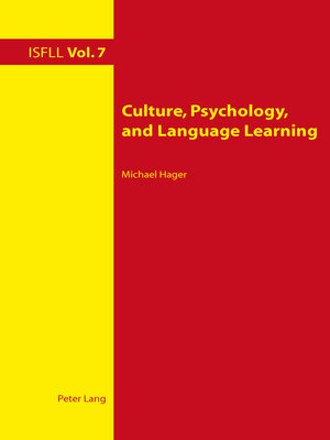 cover image of Culture, Psychology, and Language Learning